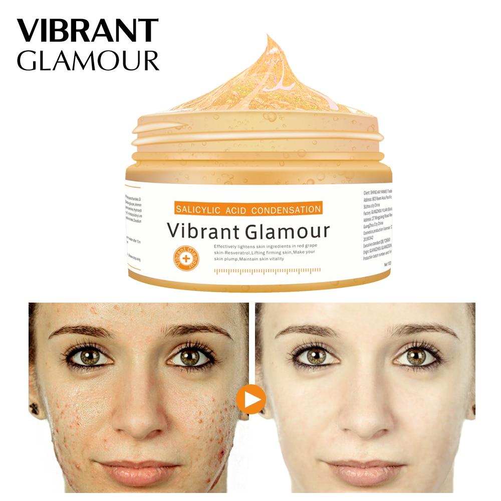 VIBRANT GLAMOUR Salicylic Acid Condensation Face Mask Pigmentation Corrector Cream Skin Care Remove Acne Treatment Moisturizing