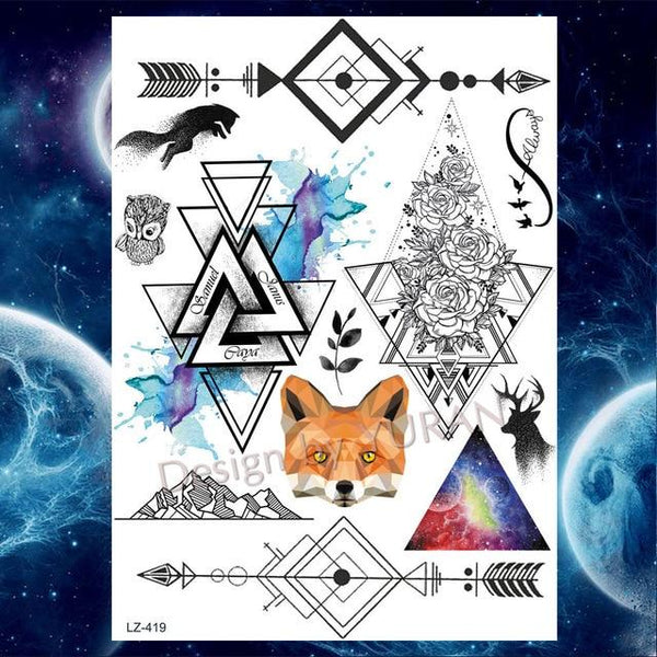 Roses Waterproof Temporary Tattoo Stickers Women Dating Makeup Back Art Tattoo Paste 21x15CM Large Body Arm Chest Tatoo Wall