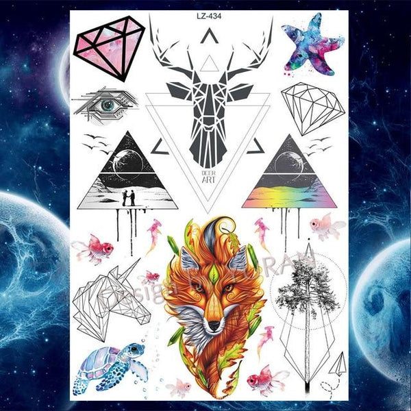 Roses Waterproof Temporary Tattoo Stickers Women Dating Makeup Back Art Tattoo Paste 21x15CM Large Body Arm Chest Tatoo Wall