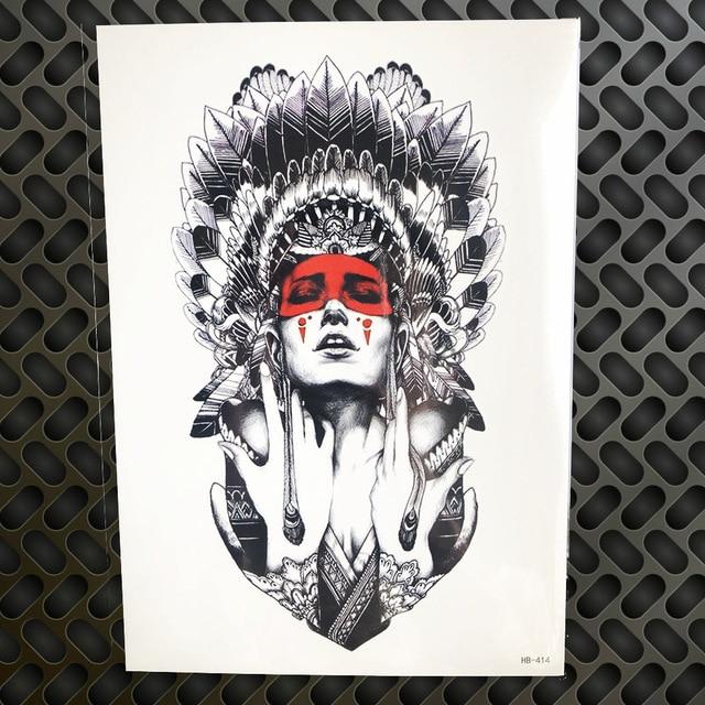 Roses Waterproof Temporary Tattoo Stickers Women Dating Makeup Back Art Tattoo Paste 21x15CM Large Body Arm Chest Tatoo Wall