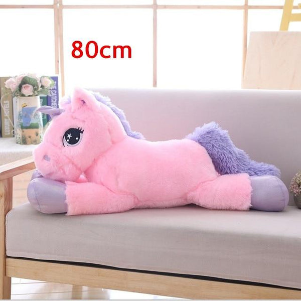 40-110cm Stuffed Animal Baby Dolls Kawaii Cartoon Rainbow Unicorn Plush toys Kids Present Toys Children Baby Birthday Gift