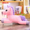 40-110cm Stuffed Animal Baby Dolls Kawaii Cartoon Rainbow Unicorn Plush toys Kids Present Toys Children Baby Birthday Gift