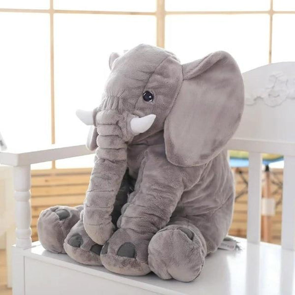 40/60cm Height Plush Elephant Doll Toy Kids Sleeping Back Cushion Cute Stuffed Elephant Baby Accompany Doll Xmas Gift