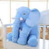 40/60cm Height Plush Elephant Doll Toy Kids Sleeping Back Cushion Cute Stuffed Elephant Baby Accompany Doll Xmas Gift