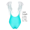 Bikinx Embroidery wing female swimsuit one piece bikini 2019 new Family matching bathing suit Sexy swimwear women kids bikini XL