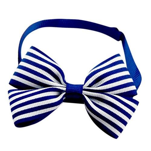 Fashion Cute Dog Puppy Cat Kitten Pet Toy Kid Bow Tie Necktie Clothes decoration Pet Dog Puppy Cat Bowtie adjustable Stripe