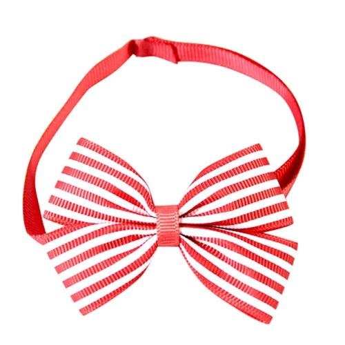 Fashion Cute Dog Puppy Cat Kitten Pet Toy Kid Bow Tie Necktie Clothes decoration Pet Dog Puppy Cat Bowtie adjustable Stripe