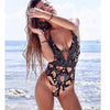 2019 Sexy One Piece Swimsuit Women Swimwear Push Up Monokini Padded Swim Suit Bandage Bodysuit Bathing Suit Beach Wear Female