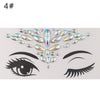 Adhesive Face Gems Rhinestone Temporary Tattoo Jewels Festival Party Body Glitter Stickers Flash Temporary Tattoos Sticker