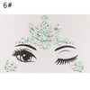 Adhesive Face Gems Rhinestone Temporary Tattoo Jewels Festival Party Body Glitter Stickers Flash Temporary Tattoos Sticker