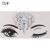 Adhesive Face Gems Rhinestone Temporary Tattoo Jewels Festival Party Body Glitter Stickers Flash Temporary Tattoos Sticker