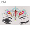 Adhesive Face Gems Rhinestone Temporary Tattoo Jewels Festival Party Body Glitter Stickers Flash Temporary Tattoos Sticker