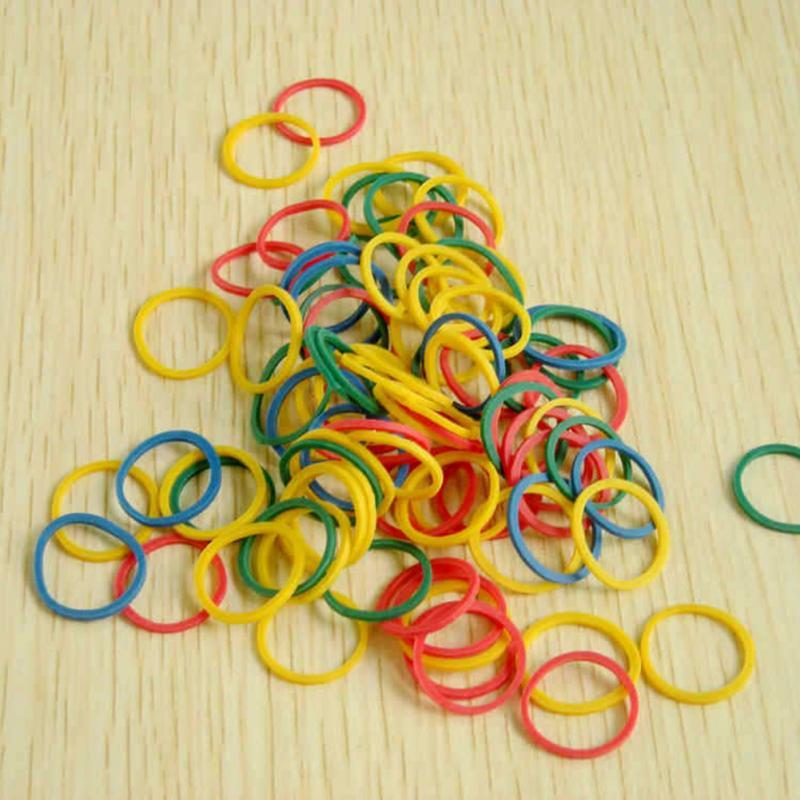 2 Bag/200pcs Colorful Pet Beauty Supplies Pet Dog Grooming Rubber Band Pet Hair Product Hair Accessories