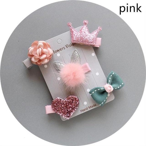 5pcs/lot Pet Dog Hair Clips Hairpins Bow Flower Kitten Puppy Grooming Supplies For Small Dog Teddy Chihuahua A30