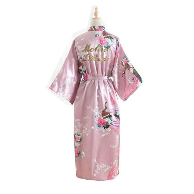Mother Of The Bride Robes Maid of Honor Bridesmaid Robe New Satin Wedding Personalized Matching Bathrobe Sexy Floral Gift Robe