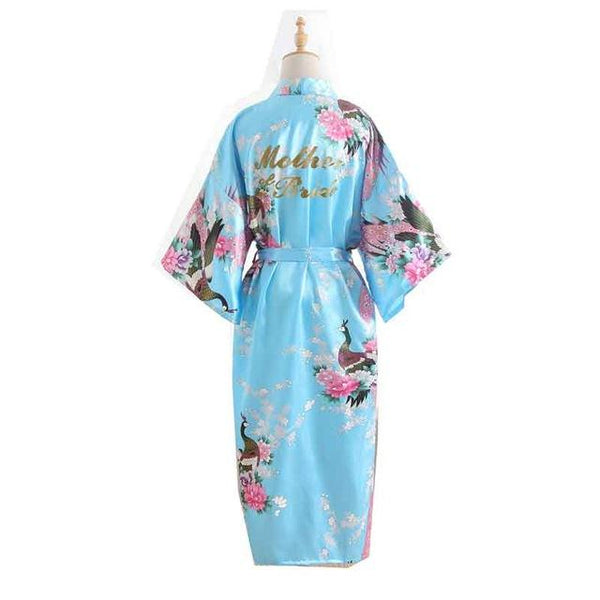 Mother Of The Bride Robes Maid of Honor Bridesmaid Robe New Satin Wedding Personalized Matching Bathrobe Sexy Floral Gift Robe