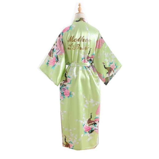 Mother Of The Bride Robes Maid of Honor Bridesmaid Robe New Satin Wedding Personalized Matching Bathrobe Sexy Floral Gift Robe