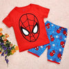 Children's Pajamas Summer Short-sleeved tshirt + shorts sports set Kids Pyjamas Boys Girls Pajamas Baby Sleepers Sleepwear 2-7T