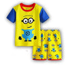 Children's Pajamas Summer Short-sleeved tshirt + shorts sports set Kids Pyjamas Boys Girls Pajamas Baby Sleepers Sleepwear 2-7T