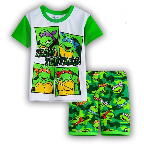 Children's Pajamas Summer Short-sleeved tshirt + shorts sports set Kids Pyjamas Boys Girls Pajamas Baby Sleepers Sleepwear 2-7T