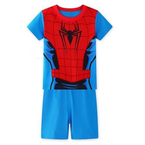 Children's Pajamas Summer Short-sleeved tshirt + shorts sports set Kids Pyjamas Boys Girls Pajamas Baby Sleepers Sleepwear 2-7T