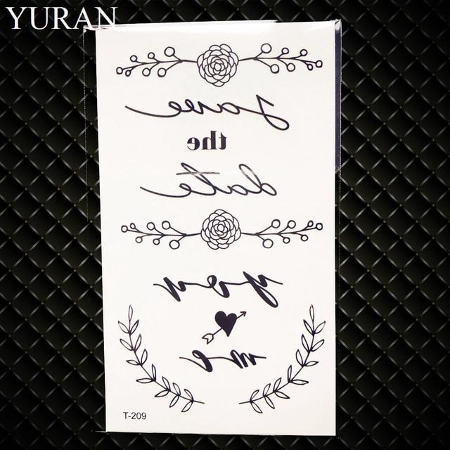 25 Style Black Infinite Temporary Tattoo Stickers Women Hands Fake Tattoo Endless Men Finger Waterproof Tatoos Small Paste