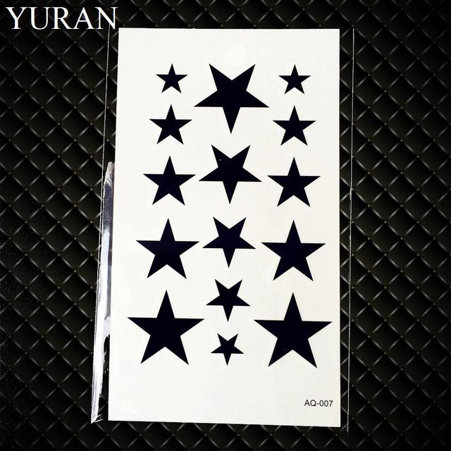 25 Style Black Infinite Temporary Tattoo Stickers Women Hands Fake Tattoo Endless Men Finger Waterproof Tatoos Small Paste