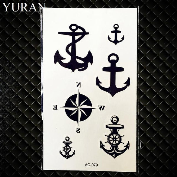 25 Style Black Infinite Temporary Tattoo Stickers Women Hands Fake Tattoo Endless Men Finger Waterproof Tatoos Small Paste