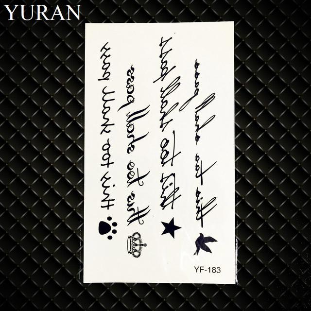 25 Style Black Infinite Temporary Tattoo Stickers Women Hands Fake Tattoo Endless Men Finger Waterproof Tatoos Small Paste