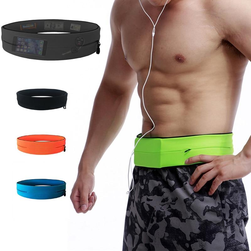 Women Man Outdoor Running Waist Bag Mobile Phone Holder Jogging Belt Belly Bag Women Gym Fitness Bag Lady Sport Accessories