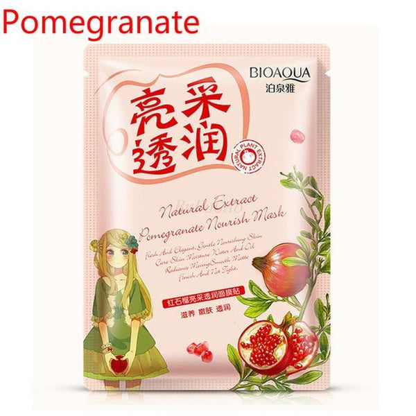 BIOAQUA 1Pcs Moisturizing Oil Control Anti-Aging Shrink Pores Cosmetics Whitening Brighten korean Face Mask Skin Care