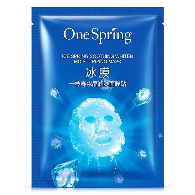 onespring Ice Spring Smoothing Whiten Moisturizing Facial Mask Anti-aging lifting Collagen Facial Masks beauty Face Care Product