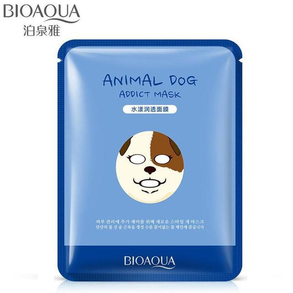 Animal Face Mask Deep Moisturizing Sheet Mask Oil Control Brighten Skin Mask for Woman Panda Tiger BIOAQUA Korean Facial Mask