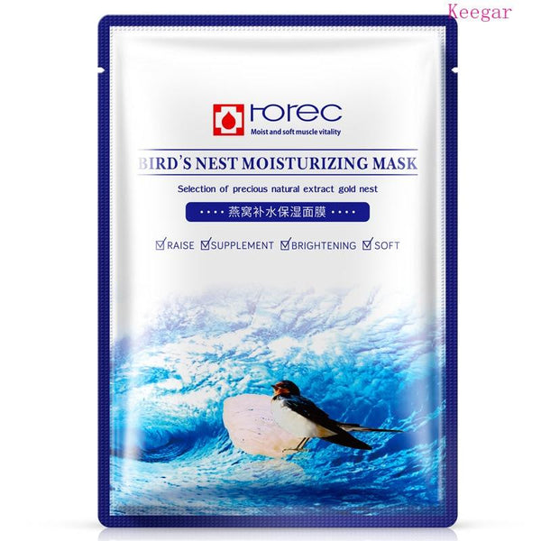 Rorec Bird's Nest Hydrating facial Mask Smooth Moist Brightening White Anti-Aging face Mask Skin Care Shrink Pore  korean mask