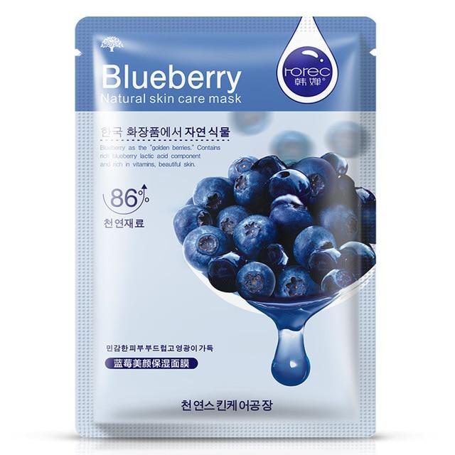 Brand Natural Plant Facial Mask Moisturizer Whitening Oil Control Wrapped Mask Face Skin Care Aloe Vera Honey Facial Masks 1pcs