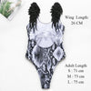 Bikinx Embroidery wing female swimsuit one piece bikini 2019 new Family matching bathing suit Sexy swimwear women kids bikini XL