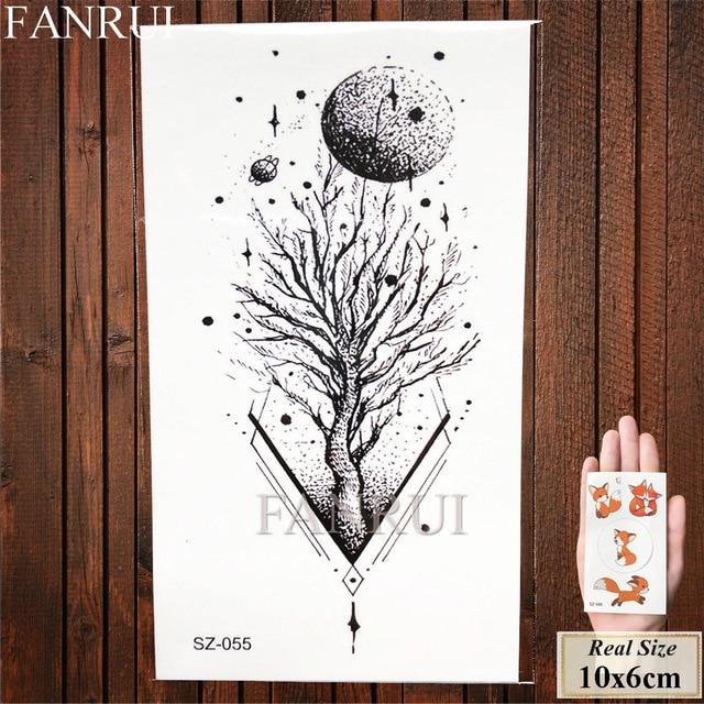 Tiger Face Design Women Tattoos Temporary Body Art Water Transfer Tatoos Fake Animals Men Ankle Sexy Arm Tattoo Makeup Tips