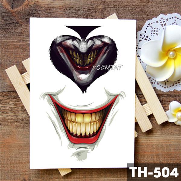 Tiger Skull Leopard dragon Waterproof Temporary Tattoo Sticker Wolf Animals Tattoos Body Art Arm Hand men Fake Tatoo