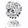 2019 New Waterproof Temporary Tattoo Sticker Old School Rose Pattern Tattoo Water Transfer Tattoo Flash Tattoo