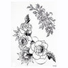 2019 New Waterproof Temporary Tattoo Sticker Old School Rose Pattern Tattoo Water Transfer Tattoo Flash Tattoo