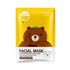 BIOAQUA 1Pcs Cartoon Animal Hydrating Facial Mask Plant Extract Smooth Moisturizing Whitening Beauty Skin Care masks