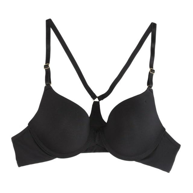 Sexy Push Up Seamless Underwire Bra Women Front Closure Lace  Bra Lingerie Bralette Underwear