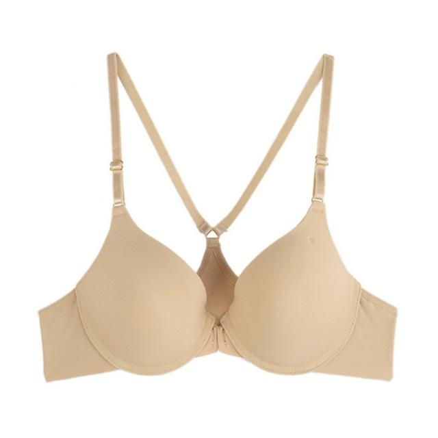 Sexy Push Up Seamless Underwire Bra Women Front Closure Lace  Bra Lingerie Bralette Underwear