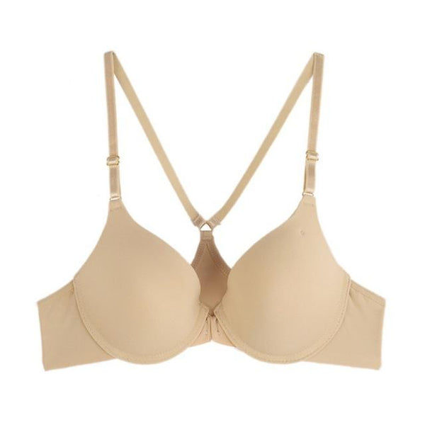Sexy Push Up Seamless Underwire Bra Women Front Closure Lace  Bra Lingerie Bralette Underwear