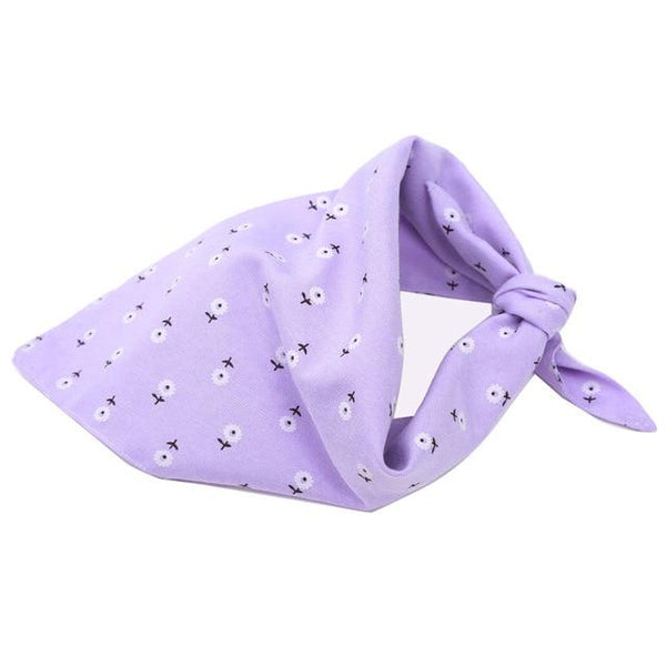 Reversible Dog Scarf Pet Dog Bandana Bib Pet Accessories Triangular Bandage Adjustable Tie On for Cat Puppies Medium Large Dogs