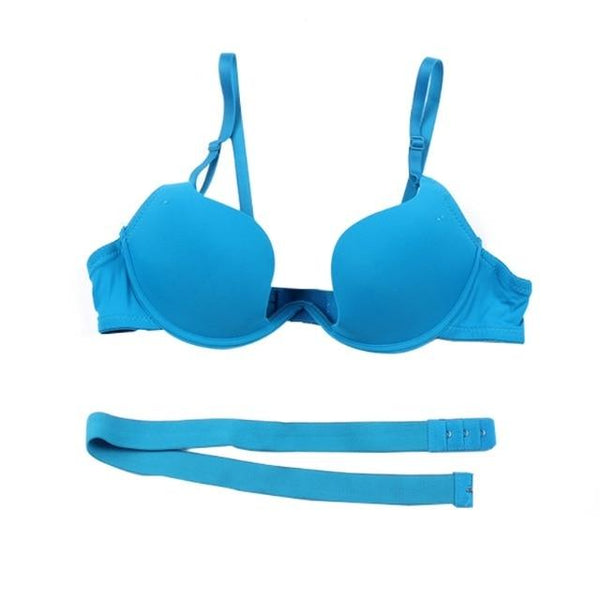 Women bra Low Cut Women Sexy Push Up Bra Backless Convertible Seamless Bra