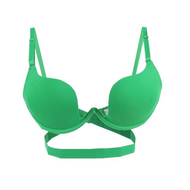 Women bra Low Cut Women Sexy Push Up Bra Backless Convertible Seamless Bra