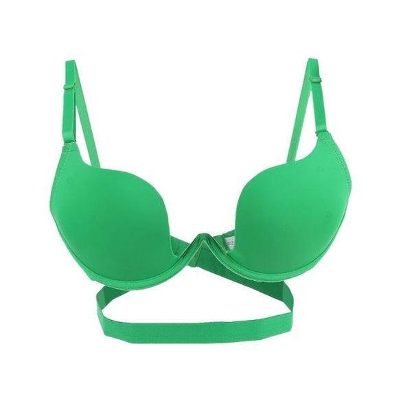 Women bra Low Cut Women Sexy Push Up Bra Backless Convertible Seamless Bra