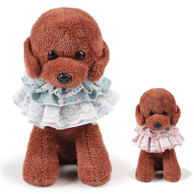 Cute Puppy Dog Lace Scarf Fashion Pet Accessories Flower Design Girl Dog Bibs Neckerchief Saliva Towel for Chihuahua Poodle Cats