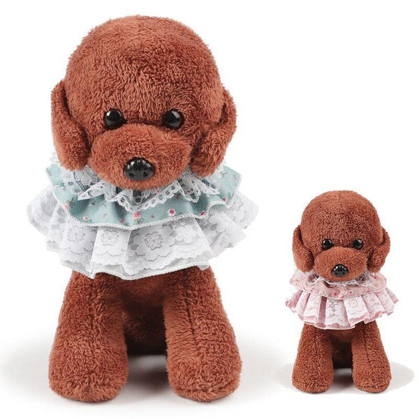 Cute Puppy Dog Lace Scarf Fashion Pet Accessories Flower Design Girl Dog Bibs Neckerchief Saliva Towel for Chihuahua Poodle Cats